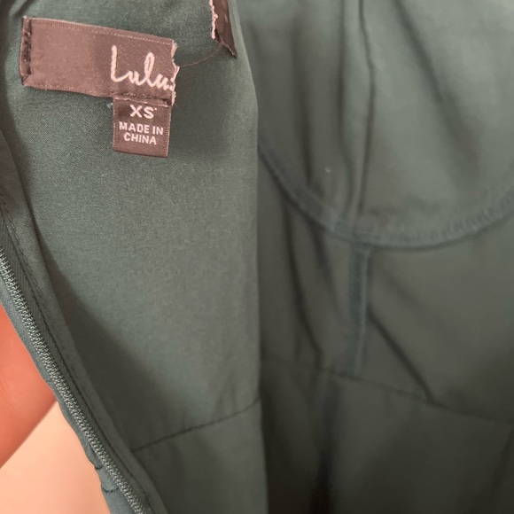 Lulus Cascading Crush Emerald Green Tiered Bustier Midi Dress - Picture 8 of 8